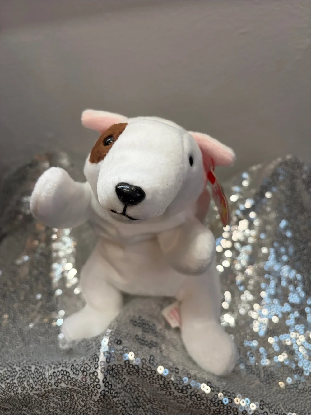 NWT Ty Butch the Bulldog Terrier Soft Beanie Baby